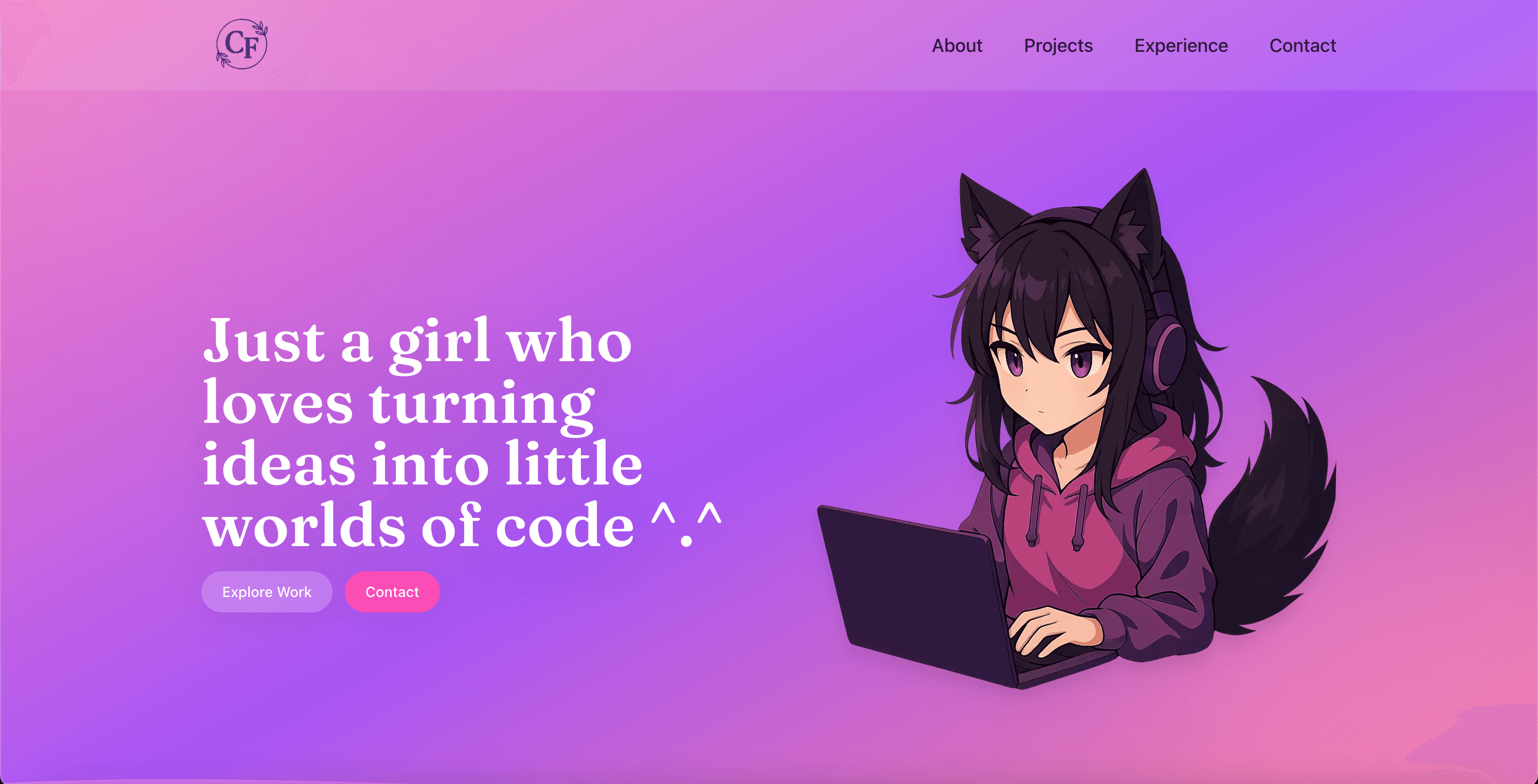 Personal Portfolio Website cover